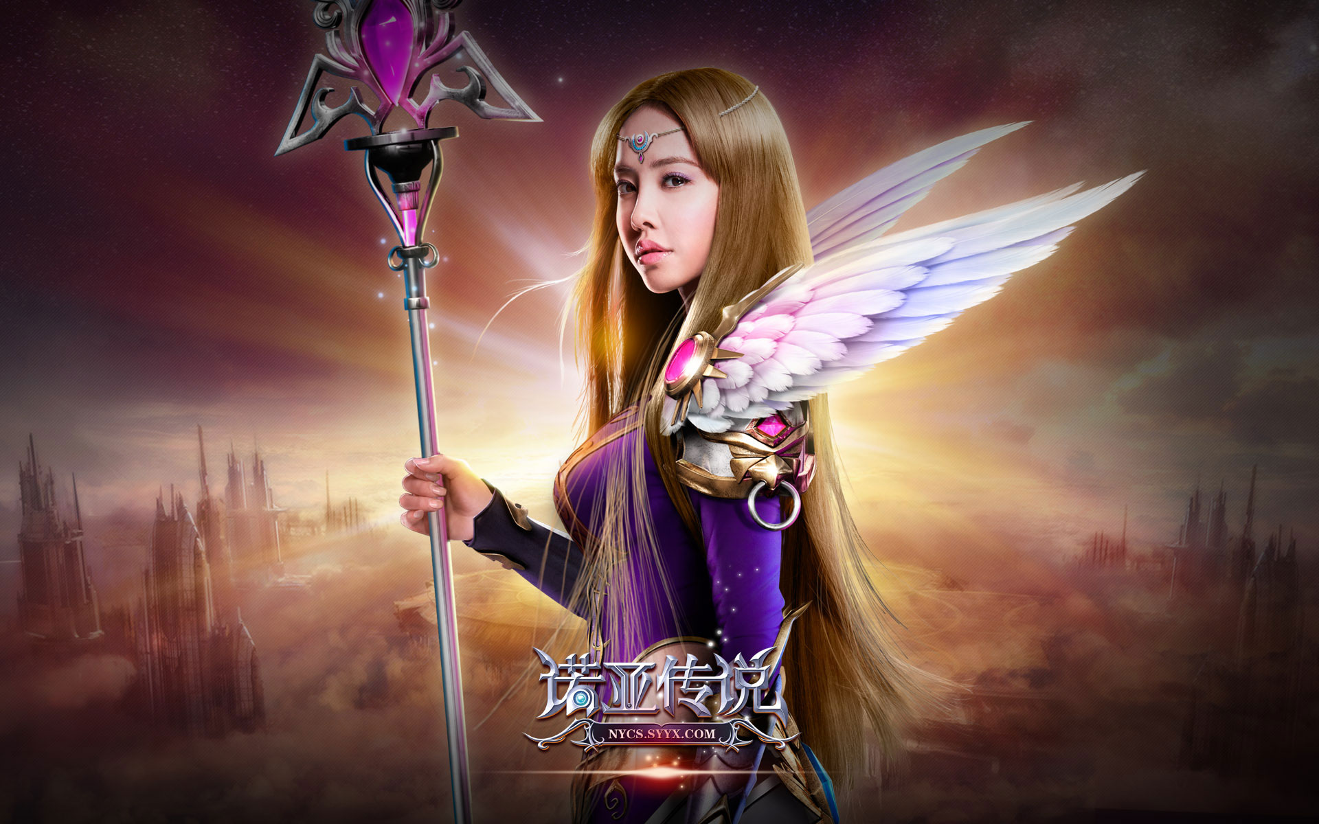 蔡依林代言网游《诺亚传说》壁纸(7)