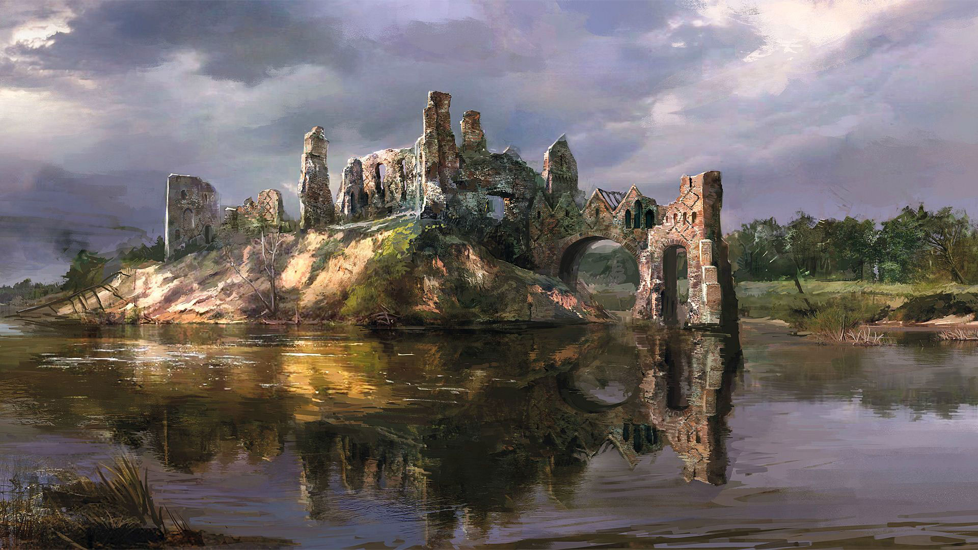 《巫师3》概念艺术高清壁纸(13)