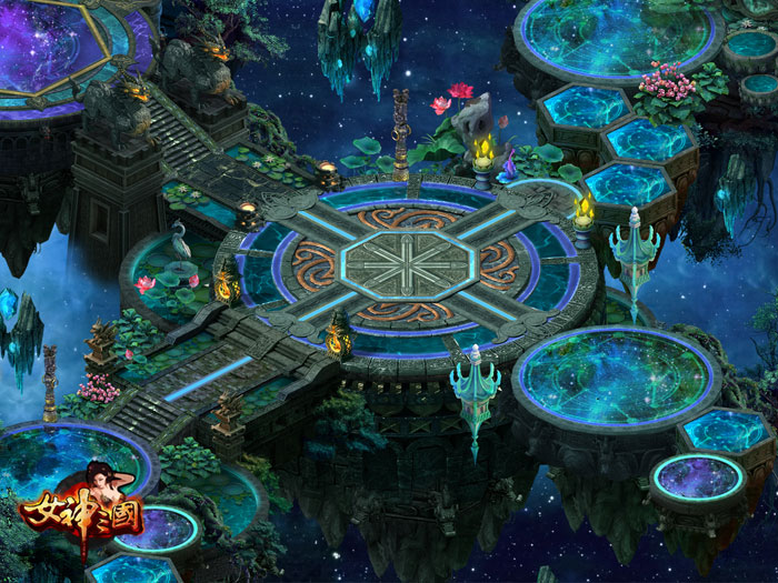 RPG网游《女神三国》场景原画(12)