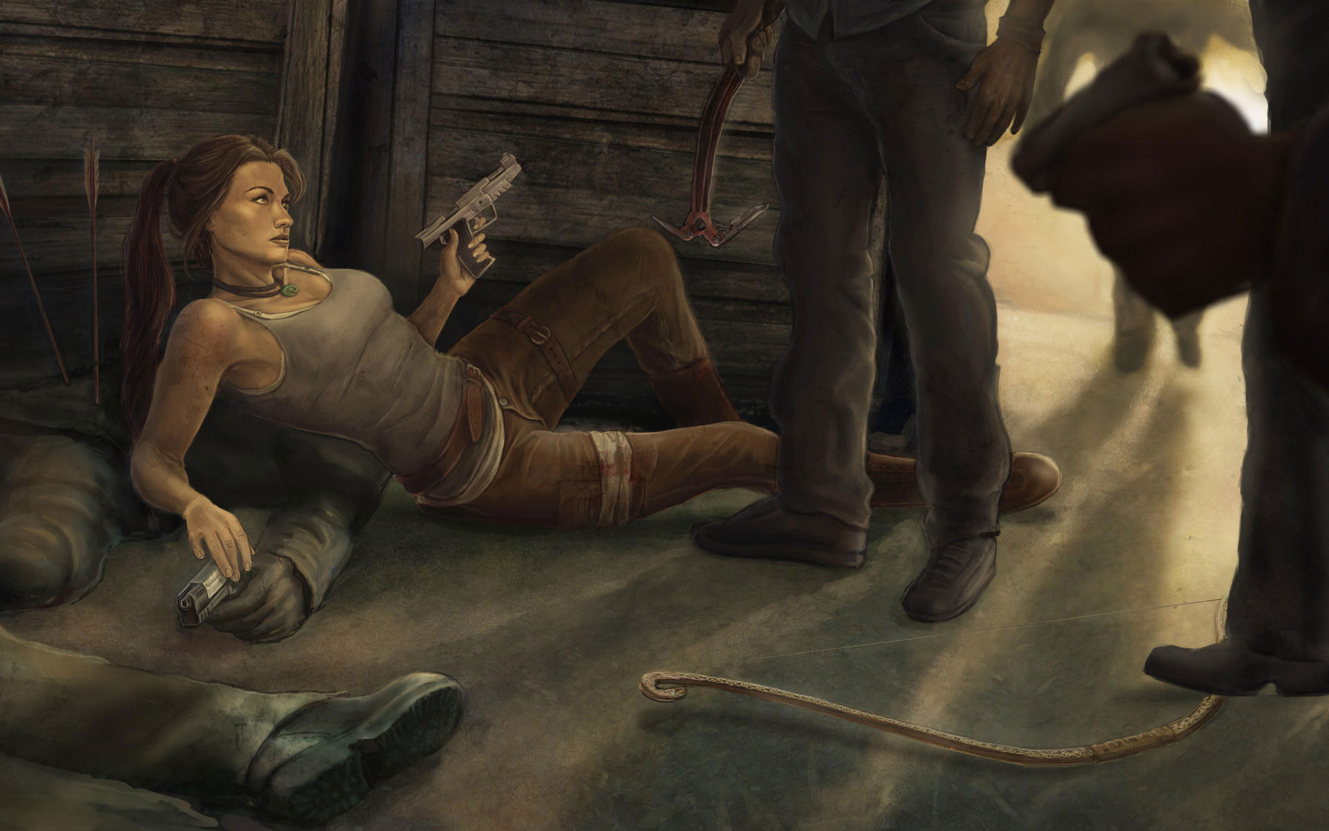 《古墓丽影9：重生》电脑宽屏壁纸(3)