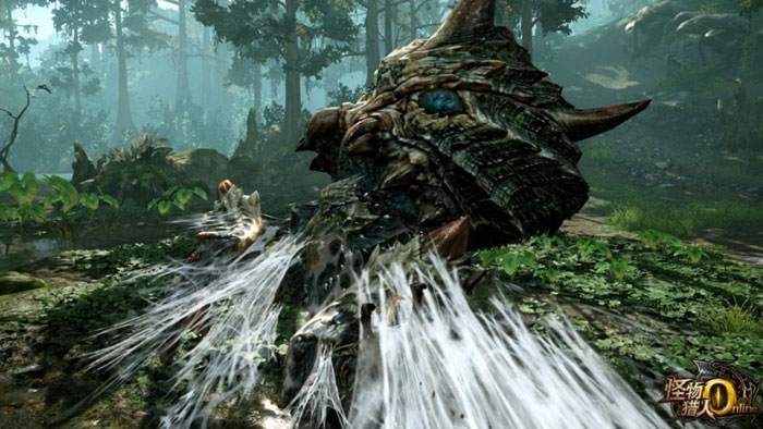 动作网游《怪物猎人ol》战斗画面截图(7)