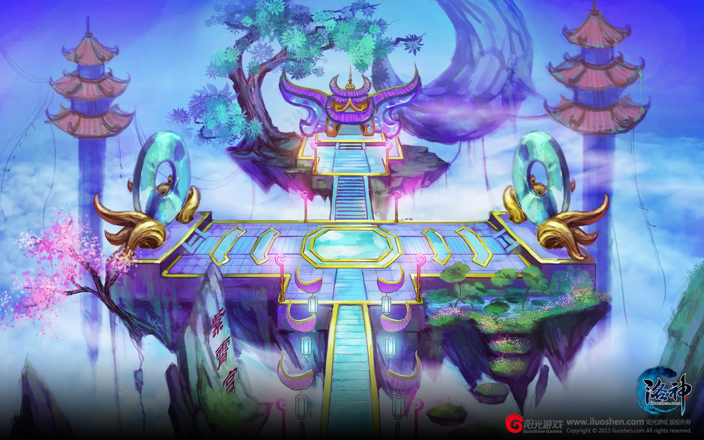 《洛神》精美游戏场景壁纸(3)