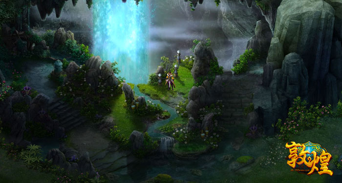 RPG网游《敦煌》游戏场景截图(2)