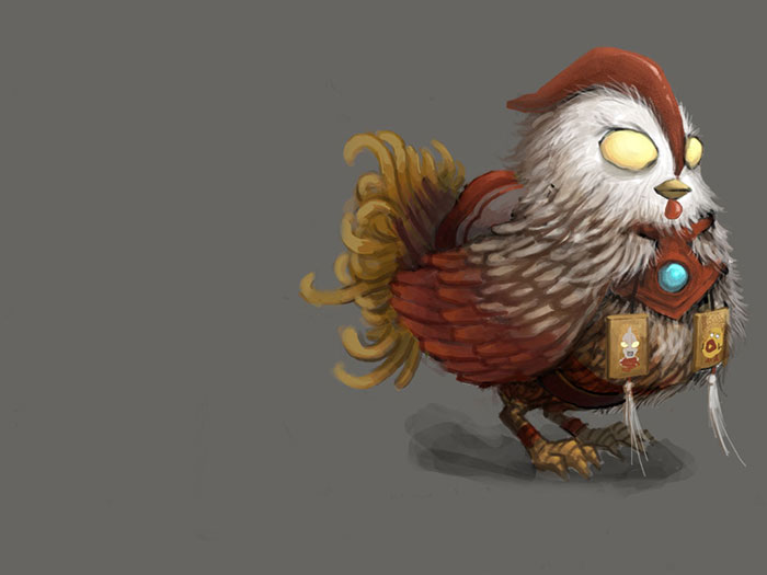 《龙神大陆》游戏坐骑原画截图(2)