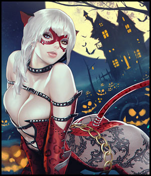 《魔狱军团》韩服女海盗原画截图(4)