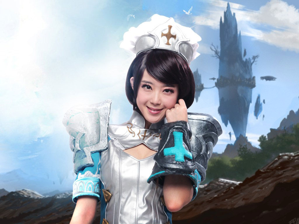 《神鬼幻想》美女cos壁纸(3)