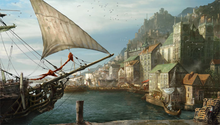 《大航海志》精美原画截图(7)