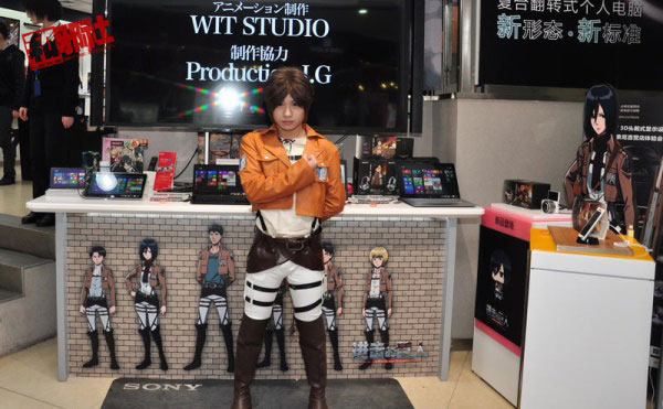 上海《进击的巨人》主题数码店(9)