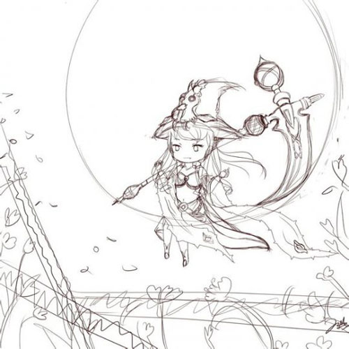 玩家手绘《地城之光》人物美图赏(10)