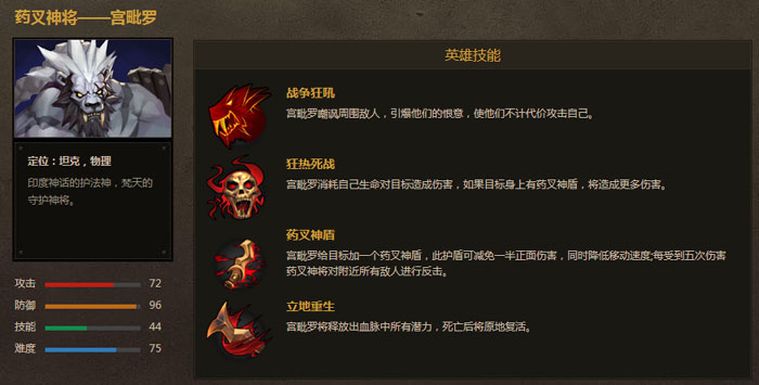 《众神争霸》英雄介绍图(8)