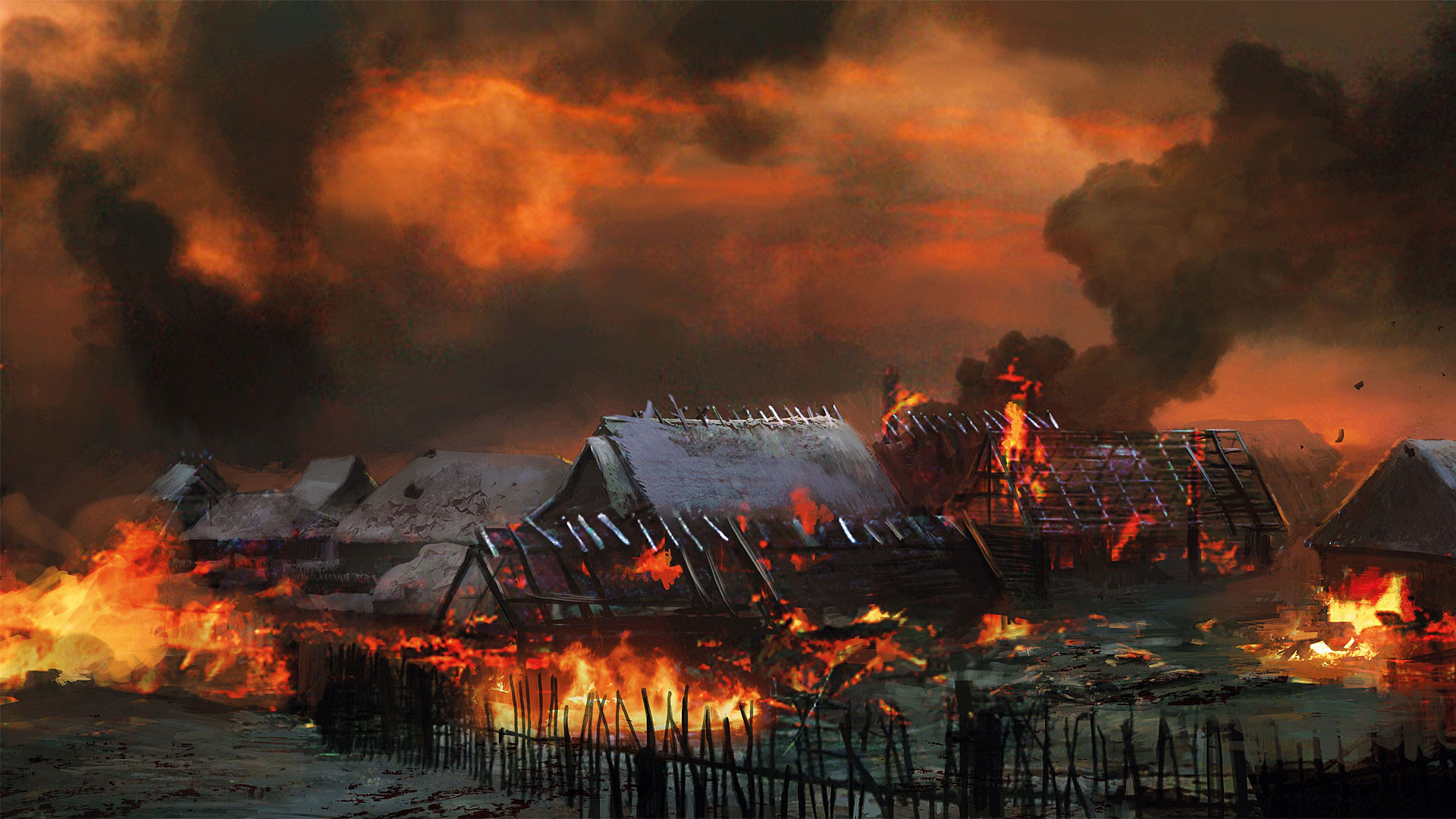 《巫师3》概念艺术高清壁纸(4)