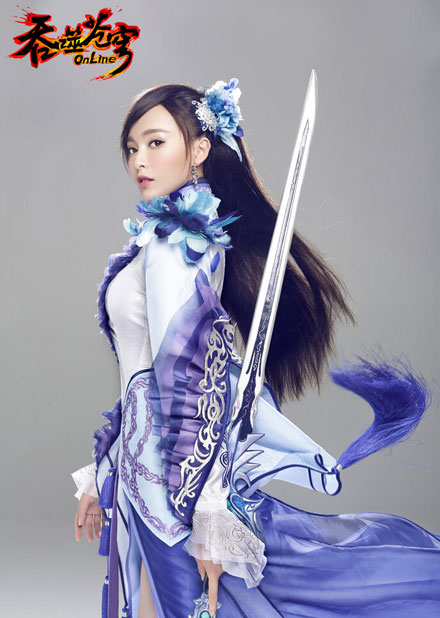 唐嫣代言《吞噬苍穹》官方高清壁纸(2)