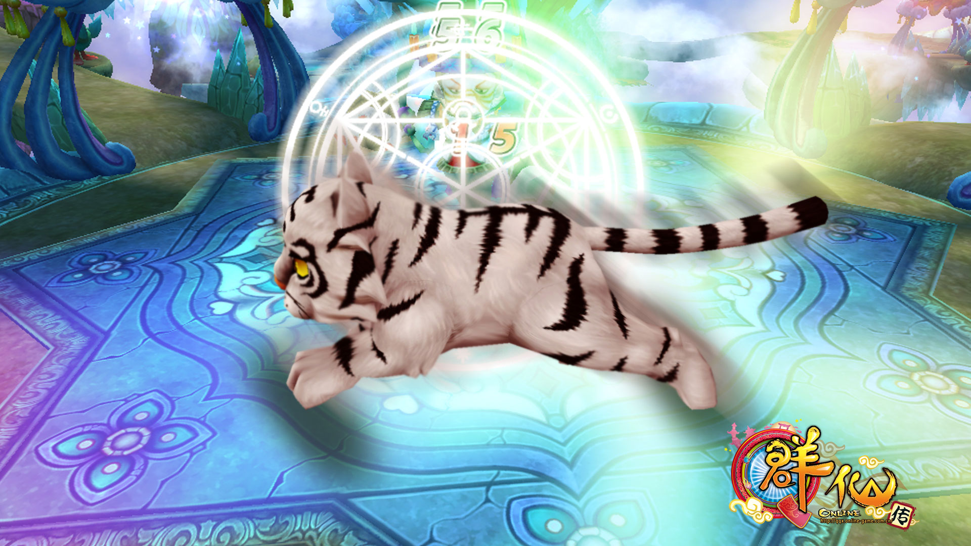 《Q群仙传OL》精美坐骑壁纸(8)