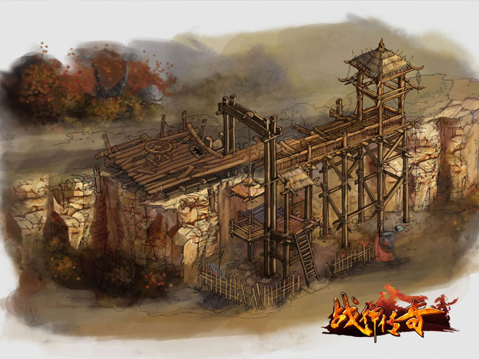 《战神传奇》场景原画截图(8)