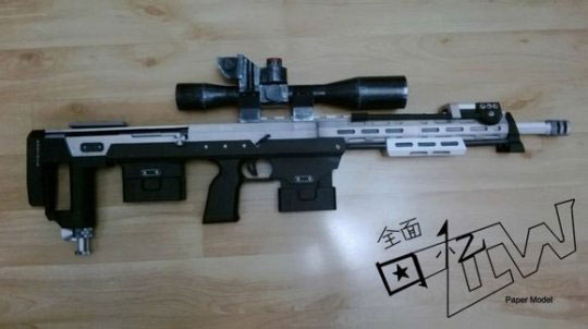 手工大神《使命召唤》逼真纸膜手枪赏析(10)