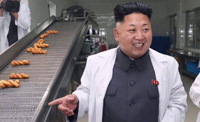 金正恩视察搞笑图片集(10)