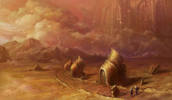 奇幻网游《勇者之心》场景原画(2)