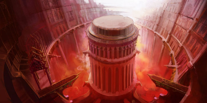 奇幻网游《勇者之心》场景原画(3)