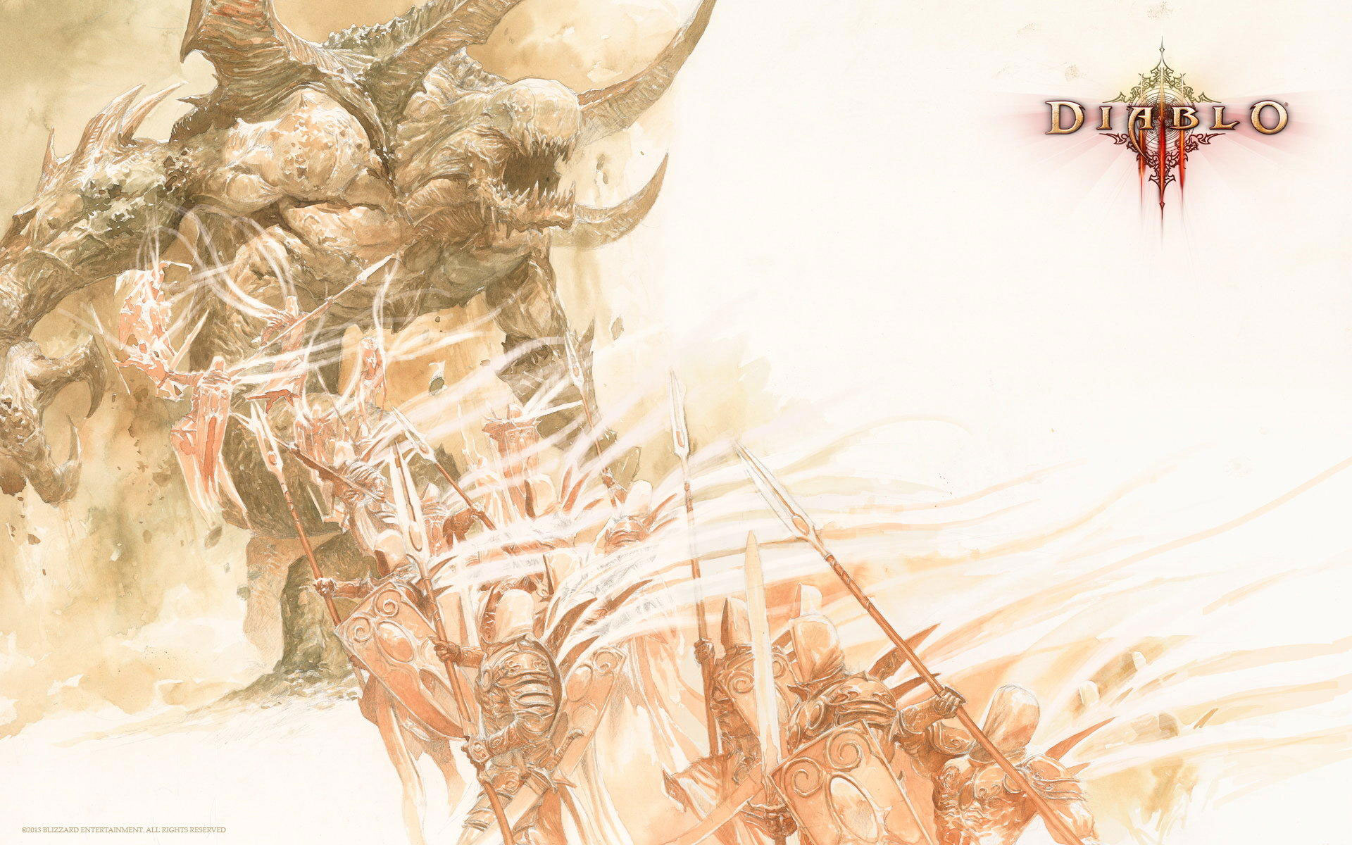 《暗黑3》精美周年纪念壁纸(6)