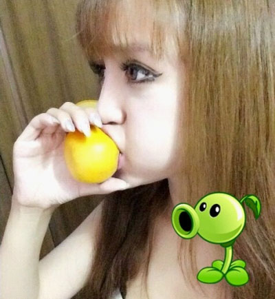 交大豌豆女神cos豌豆射手搞笑图集(4)