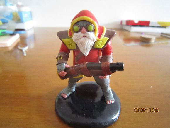 DOTA2玩家自制英雄软陶(8)