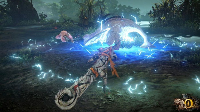 动作网游《怪物猎人ol》战斗画面截图(4)