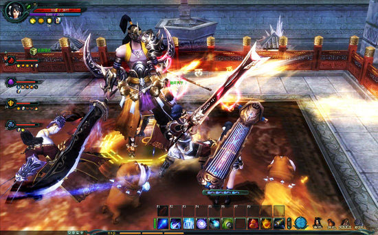 《侠客无双》副本武擂BOSS战斗截图(3)