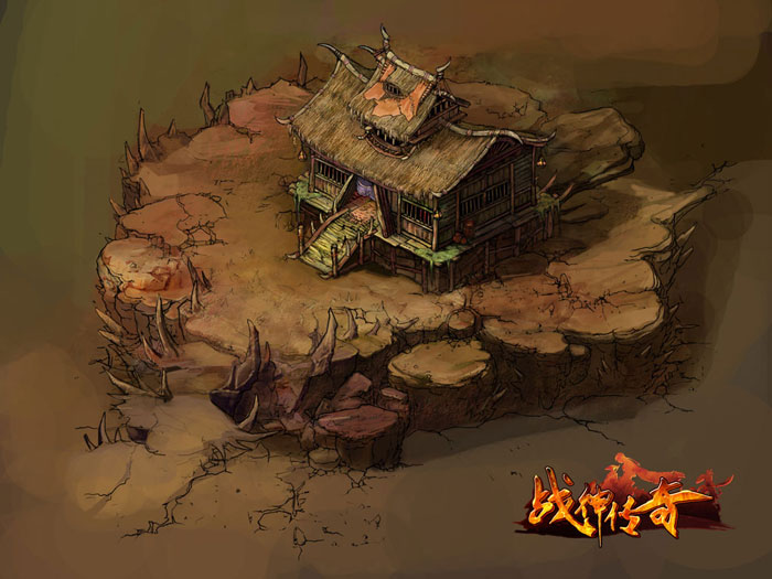 《战神传奇》场景原画截图(9)