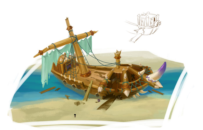 《摩登原始人》场景原画赏(9)