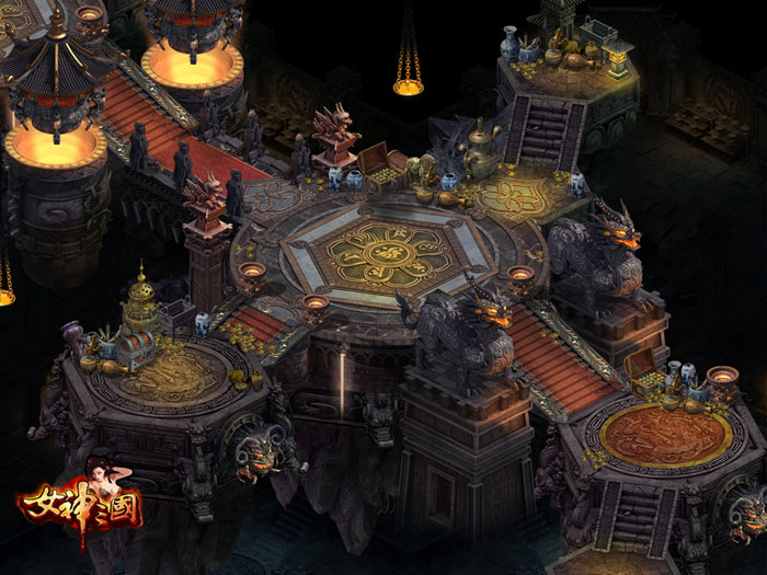 RPG网游《女神三国》场景原画(8)