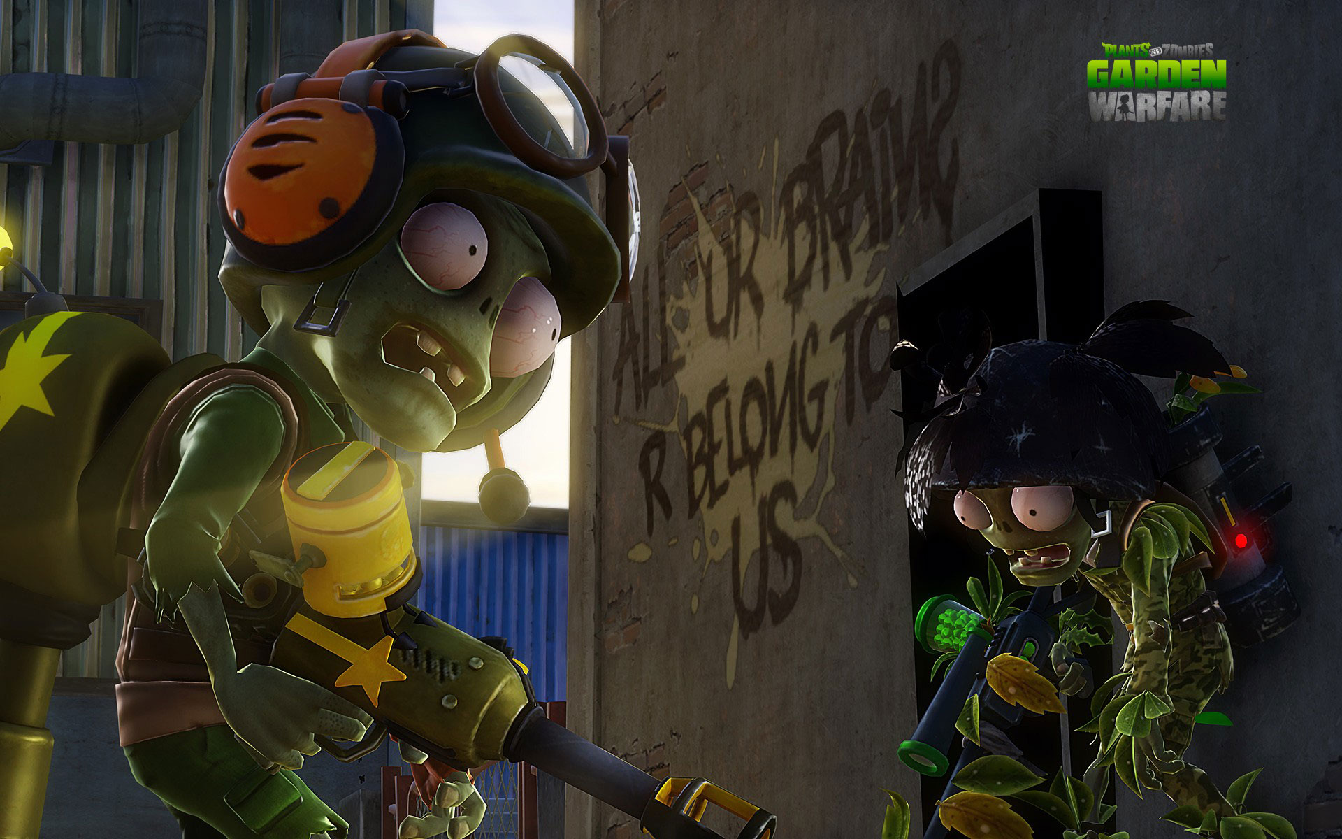 《植物大战僵尸：花园战争》高清宽屏壁纸(4)