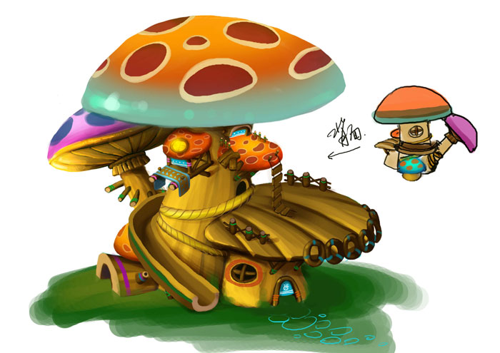 《摩登原始人》场景原画赏(7)