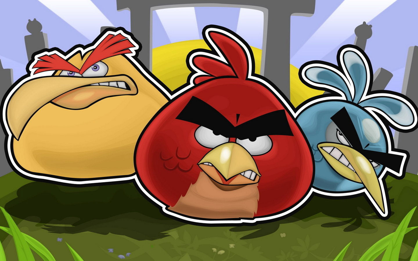 愤怒的小鸟高清桌面壁纸(4)
