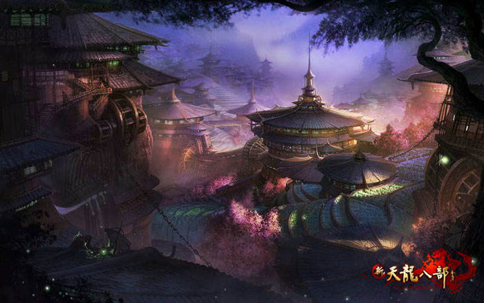 《新天龙八部》精美场景原画截图(9)