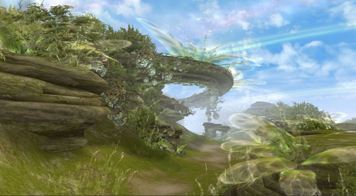 韩服《天堂2》风精灵居住地原画(5)