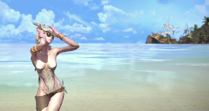 《TERA》性感比基尼美女截图(2)