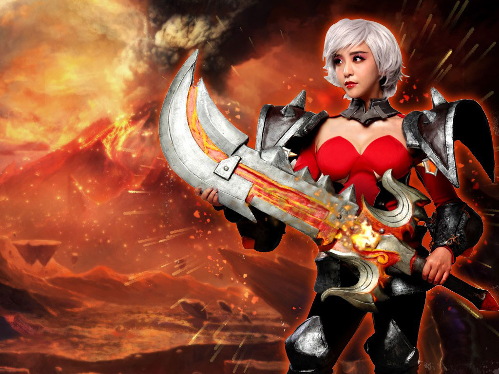 《神鬼幻想》美女cos壁纸(10)