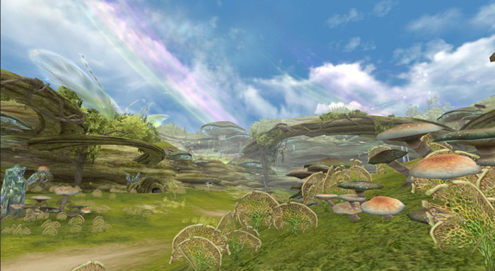 韩服《天堂2》风精灵居住地原画(4)