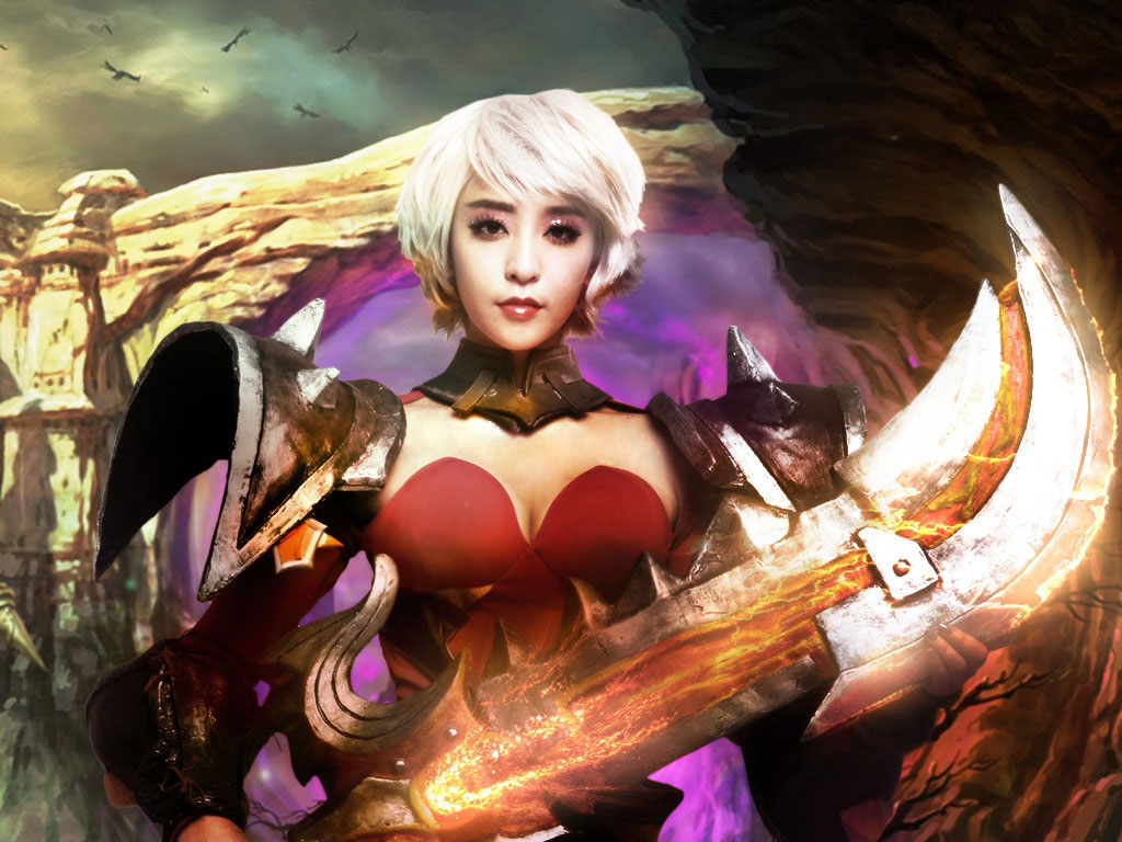 《神鬼幻想》美女cos壁纸(6)