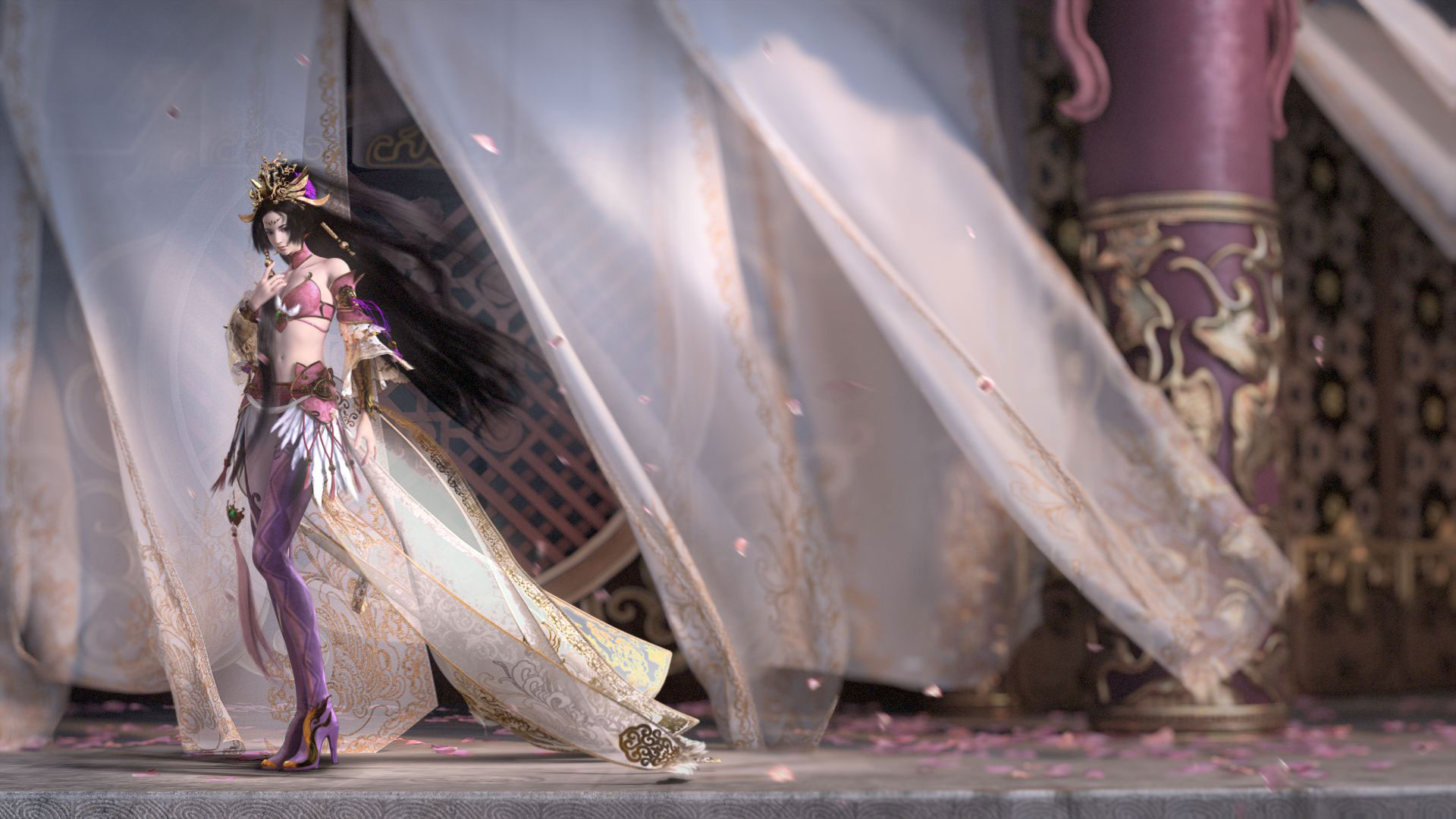 《御龙在天》貂蝉吕布海报壁纸(13)