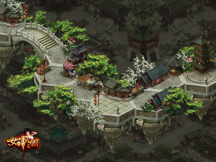 RPG网游《女神三国》场景原画(3)