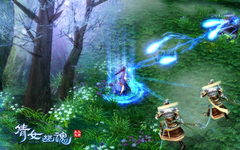 《倩女幽魂》实景战斗截图(2)