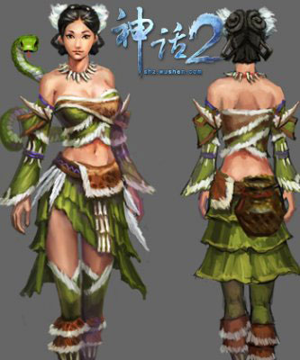 《神话2》梦蛇崛起种族职业原画截图(6)