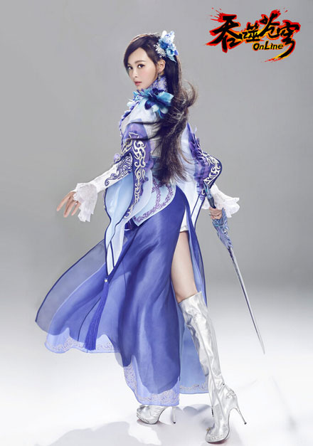 唐嫣代言《吞噬苍穹》官方高清壁纸(3)