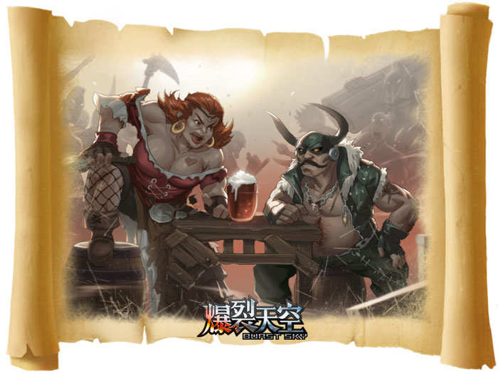 奇幻网游《爆裂天空》原画赏(2)
