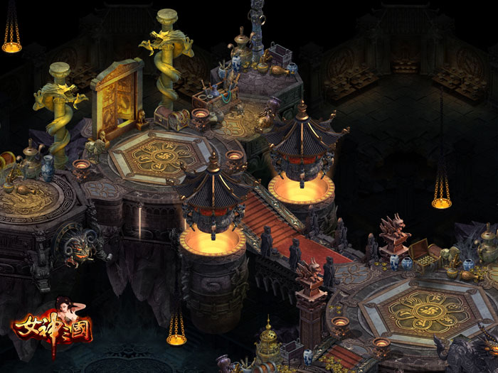 RPG网游《女神三国》场景原画(4)