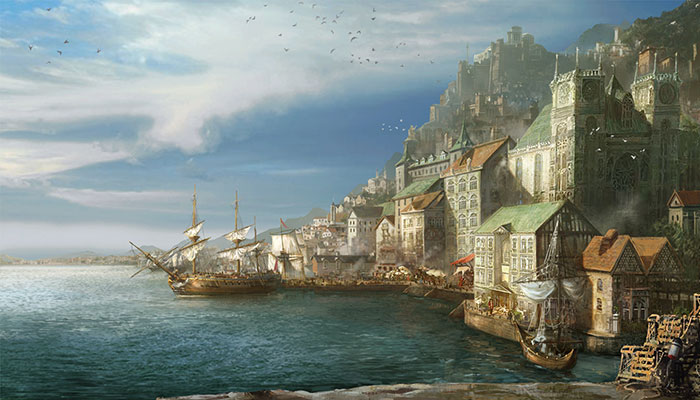 《大航海志》精美原画截图(2)