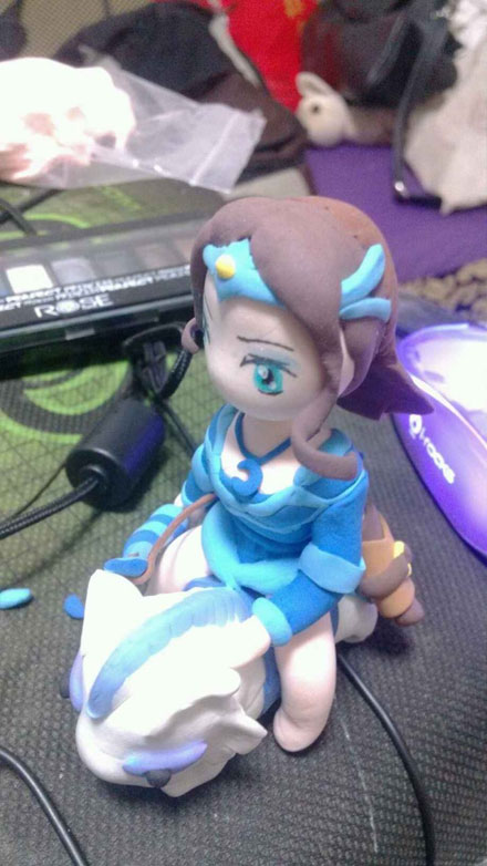 DOTA2女玩家自制萌系黏土英雄(6)