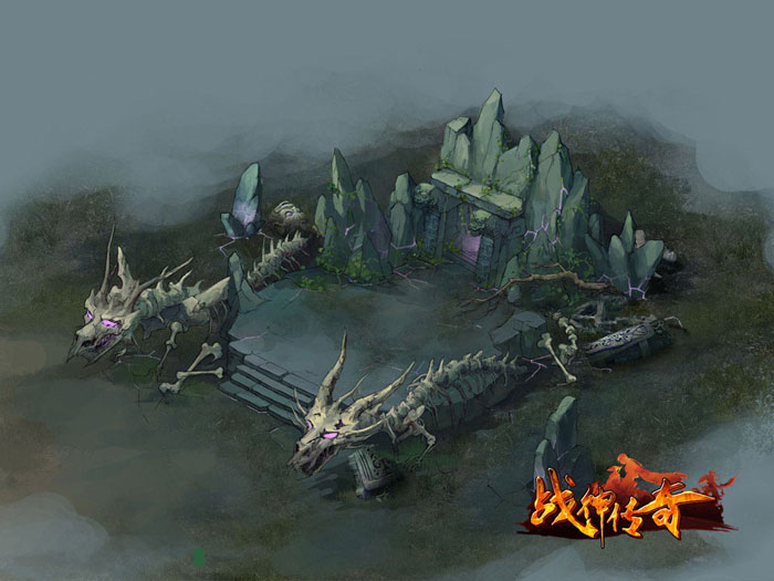 《战神传奇》场景原画截图(4)