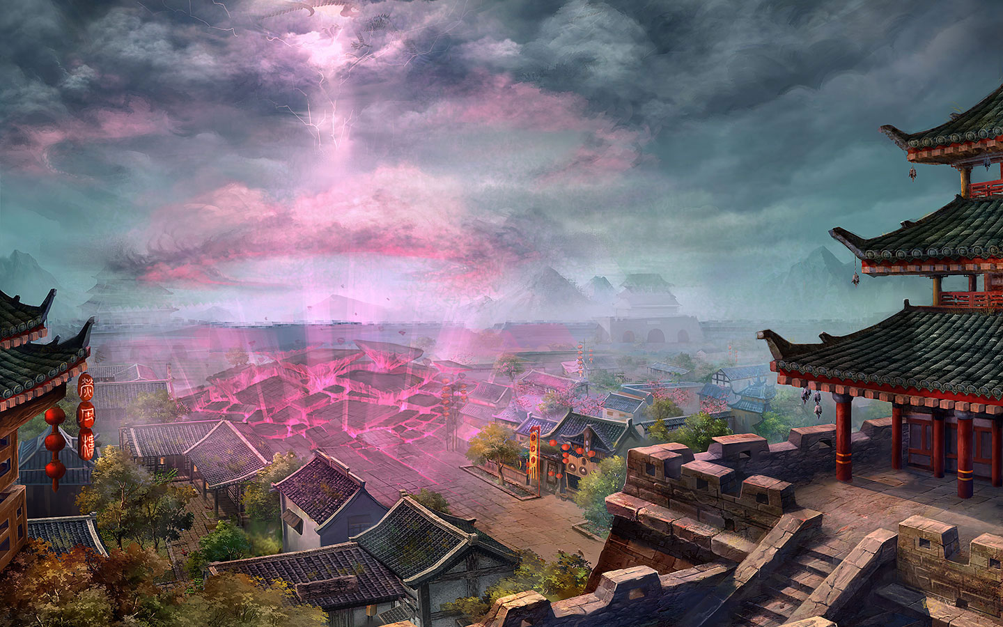 奇幻网游《龙神大陆》高清壁纸(2)